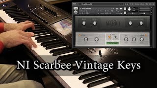 Scarbee Vintage Keys Kontakt 6 Demo  NI Komplete 12 [upl. by Otirecul]