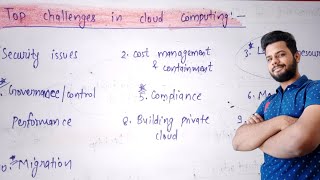 Challenges in Cloud computing in hindi  Cloud computing tutorial  Lec4 [upl. by Yanel]