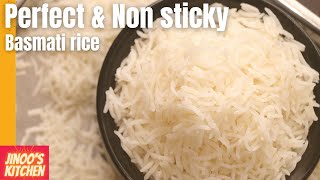 How to Cook Basmati Rice Perfectly  Tips for non sticky basmati rice for biryani and fried rice [upl. by Kamilah]