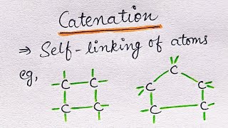 Catenation  Carbon and Its compounds  Wow science [upl. by Abijah]