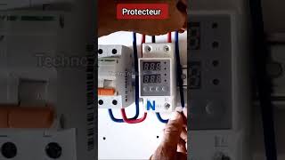 Protecteur de tension électricité maison tableau électrique طابلو الكهرباء لحماية المنزل electric [upl. by Edurtreg]