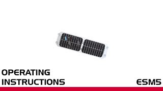 Deutronic ESM5 Solar Panel  Operating Instructions [upl. by Acima]