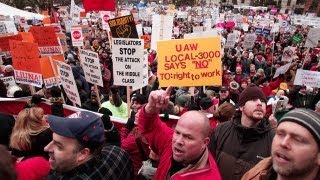 Right to Work Law Kill Unions in Michigan [upl. by Adnovahs759]