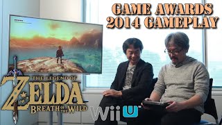 The Legend of Zelda Breath of the Wild Wii U  Game Awards 2014 Gameplay [upl. by Appilihp]