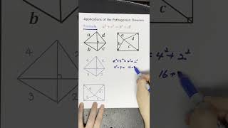 Math Exam Hack MEMORIZE this 🤩🔈 pythagoreantheorem shortcut [upl. by Kcyred]