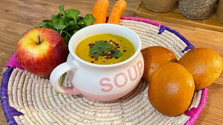 Carrots amp apple delicious soup recipe [upl. by Royall]