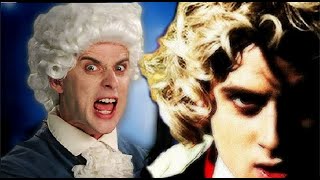 Mozart Vs Beethoven Epic Rap Battles of History [upl. by Plath]