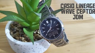 Casio Lineage LCWM100TSE unboxing in Malayalam  Watchmyon  Solar Wave Ceptor Titanium Watch [upl. by Crandell134]