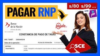 Cómo PAGAR el RNP por Págalope 2023  Yape o Tarjeta  Muy fácil [upl. by Caasi]