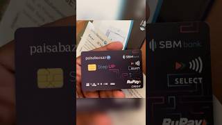 Paisa Bazaar SBM Bank Step up Credit Card  Unpacking  Secured Credit Card [upl. by Iturhs]