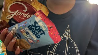 ASMR Trying Snacks Whispered Eating Sounds [upl. by Dari]