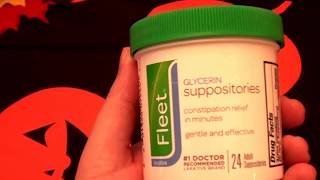 Fleet Glycerin Suppositories Constipation Relief in Minutes 1 Doctor Recommended Laxative Brand [upl. by Lewej]