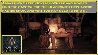 Assassins Creed® Odyssey Where to Find Hephaistos Workshop [upl. by Anirad]