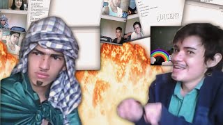 EL HOMBRE DE LAS SEÑALES Y ARABES LOCOS  CHATROULETTE [upl. by Ellevehc118]