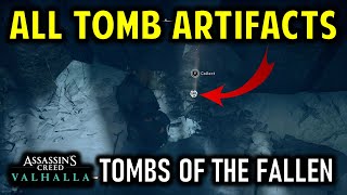 All Tomb Artifact Locations Boudicca Cassivellaunus amp Venutius  AC Valhalla Tombs of the Fallen [upl. by Airam489]