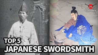 Top 5 Japanese Swordsmith in History  Katana [upl. by Briny]