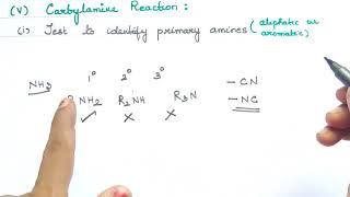 6vCarbylamine Reaction [upl. by Swigart843]