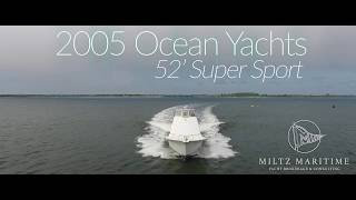 2005 Ocean Yachts 52 Super Sport  quotDirty Martiniquot [upl. by Alix453]