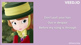 A Recipe For Adventure Lyrics Sofia The First  Great Aunt  Venture Princess Song [upl. by Kenlee380]