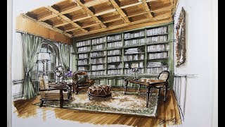 interior design sketchinglibrary [upl. by Derte572]