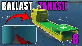 Ballast Tanks  Stormworks Supply Ship Build  EP8 [upl. by Ynaoj301]