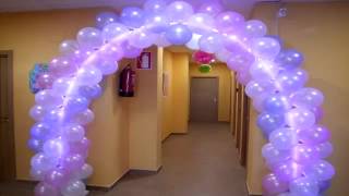 arco de globos con luz [upl. by Ericksen33]