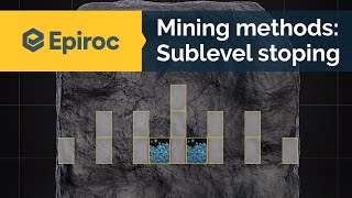 Sublevel stoping mining method  Epiroc [upl. by Eellac]