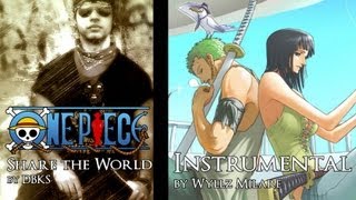 One Piece Opening 11  Share the World Guitar Instrumental [upl. by Wetzell]