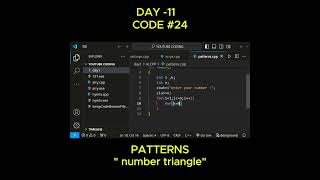 I AM LEARNING C PROGRAMMING LANAGUAGE THIS IS MY DAY11 AND CODE24 c coder coding shorts [upl. by Sayer]