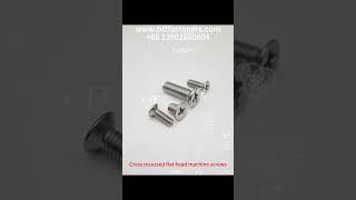 Whats a cross recessed flat head machine screws manufacturer [upl. by Cloris136]