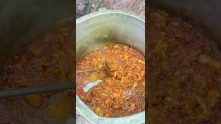 Village Style Chicken Handi villagelife villagefood chicken [upl. by Rabjohn]