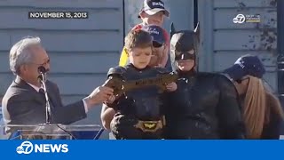 FROM THE ARCHIVES Batkid saves San Francisco on Nov 15 2013 [upl. by Ahslek33]