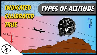 Types of Altitude Indicated Calibrated and True [upl. by Ahsilrac412]