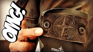 Trying STONE ISLAND Raso Camo Hand Painted Jacket  Collectors  Full Review [upl. by Mccowyn682]