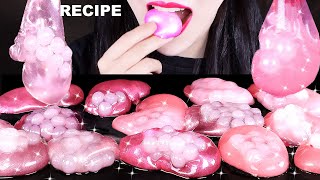 ASMR HOW TO MAKE 💕POPPING BOBA OOHO 팝핑보바 오호 만들기 EDIBLE WATER BLOBS GIANT WATER BOTTLE 먹는물병 만들기 먹방 [upl. by Nirtak]