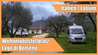 Wohnmobilstellplatz am Lago di Bolsena [upl. by Nessah]