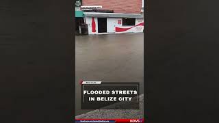 Flooded Streets in Belize City [upl. by Harifaz37]