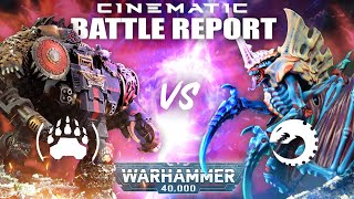 40k Cinematic Battle Report Space Bears VS Tyranids 10th Edition [upl. by Bandler]