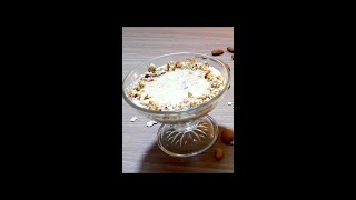 Instant pudding recipe for Christmas eve  Healthy oats recipe shorts ytshorts [upl. by Greeson]