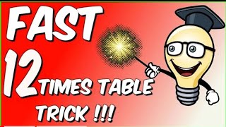 Table of 12  Learn Math Tips and Tricks  Learn Table of 12 tricks Learn Multiplication Table 12 [upl. by Ardnaxela]