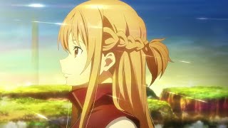 Sword art online progressive ending scene  Asuna and Kirito moments [upl. by Nyrrek78]