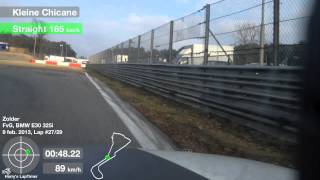 Onboard Zolder BMW E30 325i 1lap 15987 [upl. by Nidroj]