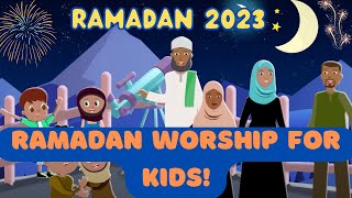 Learn about Ramadan Worship  Ramadan English Cartoon 2023 Adam and Ayan [upl. by Wrand]