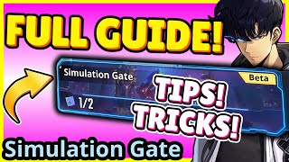 SIMULATION GATE GUIDE TIPS amp TRICKS FULL RUN Solo Leveling Arise [upl. by Leroi]