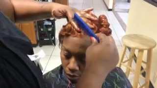 How to finger wave dry waves [upl. by Kenimod]