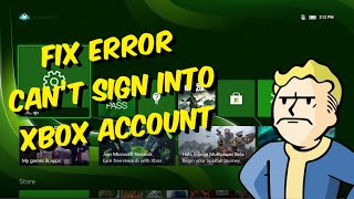 How To Fix Cant Sign Into Xbox One Or Series XS Account Error  Quick Fix [upl. by Doggett845]