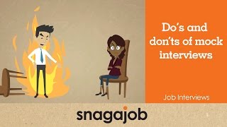 Job Interviews Part 1 Dos and Donts of Mock Interviews [upl. by Euqinomahs]