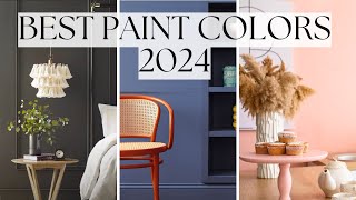 Top Paint Colors 2024 Paint Color Trends and Ideas [upl. by Yrian347]