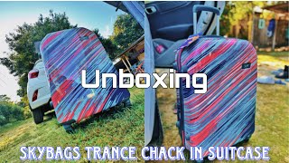 Skybags Trance Chack in Suitcase Unboxing [upl. by Htenywg]