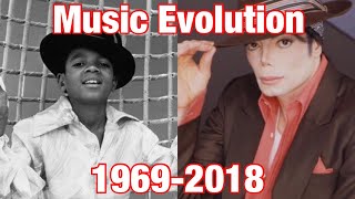 Michael Jackson  Music Evolution 1969  2018 [upl. by Annahtur]